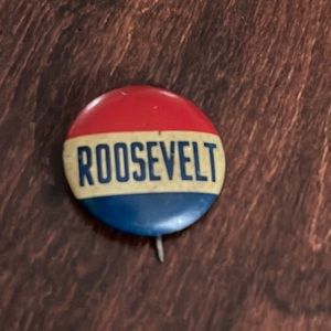 Rare Roosevelt Button